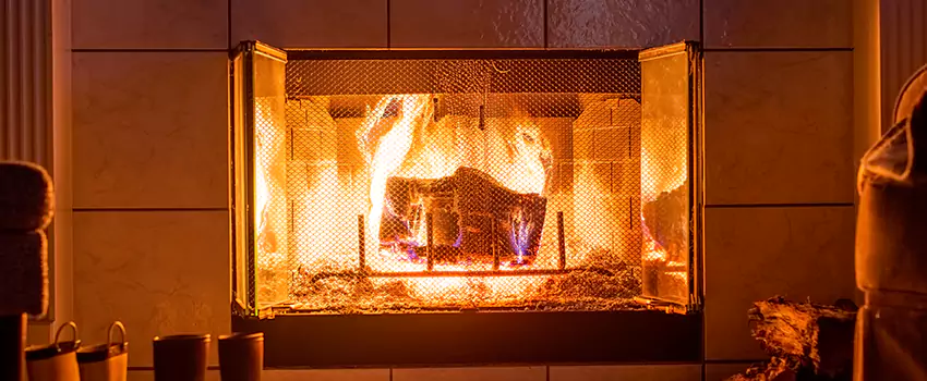 Mendota Hearth Landscape Fireplace Installation in Reno, Nevada